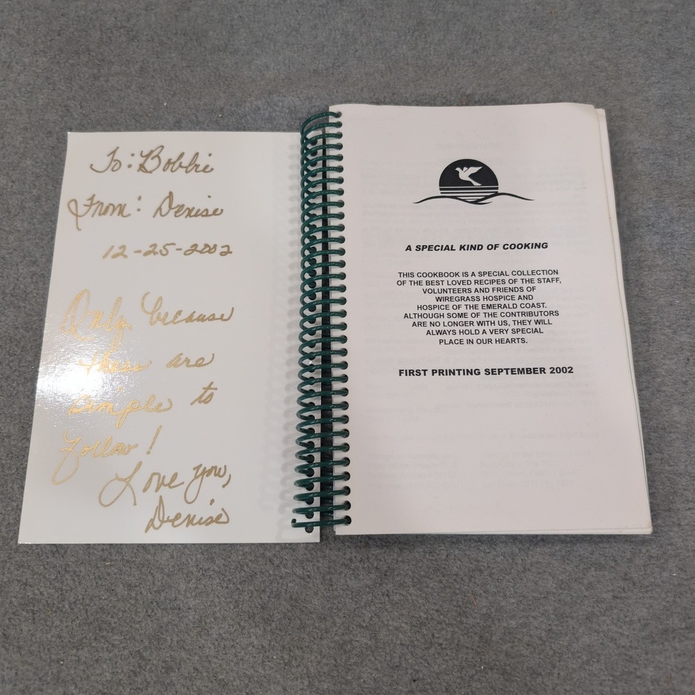 A Special Kind of Cooking Wiregrass Hospice Community‎ Cookbook 2002 First Prtg - Picture 2 of 2